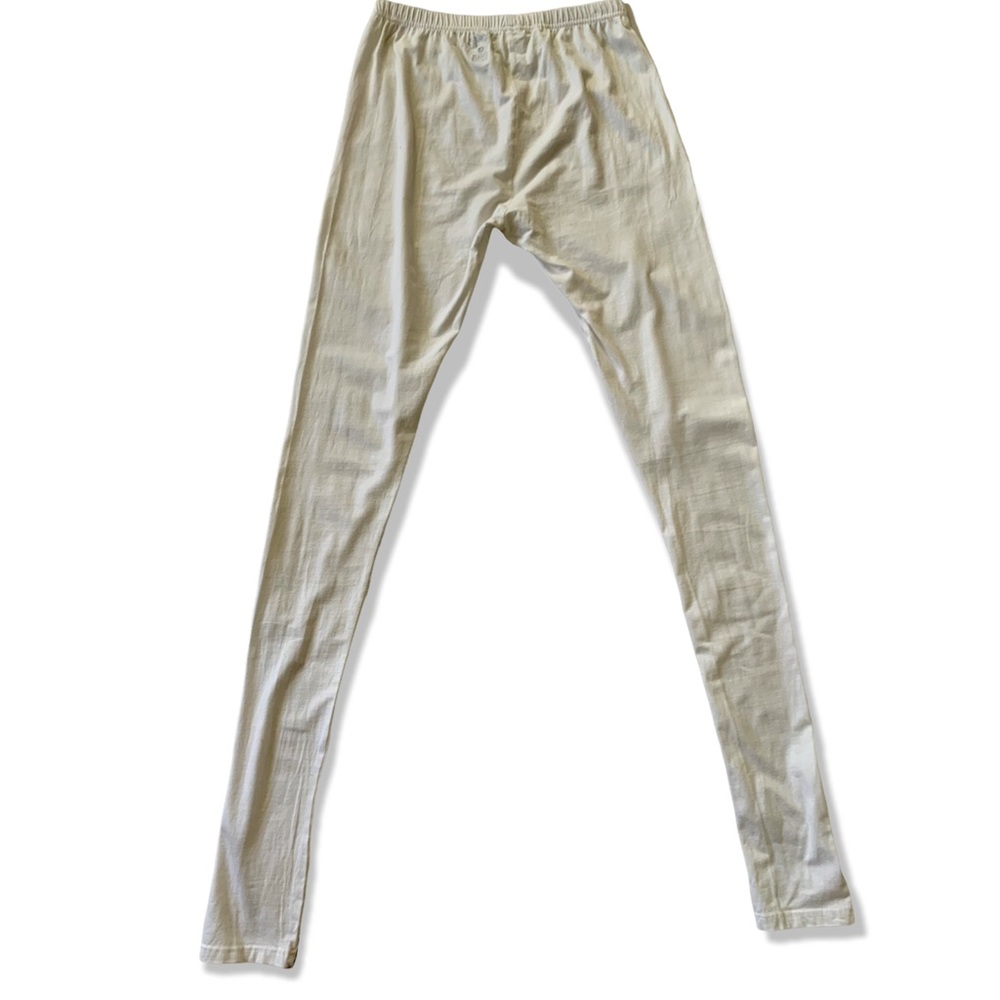 White Cotton Legging